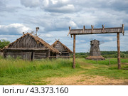 Сельский летний пейзаж в заброшенной деревне. Псковская область (2024 год). Стоковое фото, фотограф Анна Карасева / Фотобанк Лори