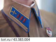 Military uniform of USSR pilots during the Second World War. Historical aviation items from the Soviet Union. Стоковое фото, фотограф Андрей Журавлев / Фотобанк Лори