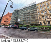 Доходный Дом П.В. Алиш, Пушкинская 8 (2024 год). Редакционное фото, фотограф Татьяна Терехина / Фотобанк Лори