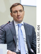 Россия. Санкт-Петербург. Генеральный директор Алроса Павел Маринычев. Петербургский международный экономический форум. Russia. Saint-Petersburg. Pavel Marinychev, CEO of Alrosa. St. Petersburg International Economic Forum. (2024 год). Редакционное фото, фотограф Алексей Смышляев / Фотобанк Лори