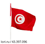 Tunisian flag is installed at highest point. Стоковое фото, фотограф Яков Филимонов / Фотобанк Лори