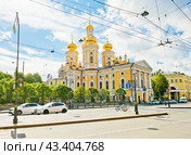 Собор Владимирской иконы Божией Матери (Владимирский собор). Летний солнечный день. Санкт-Петербург (2024 год). Редакционное фото, фотограф E. O. / Фотобанк Лори