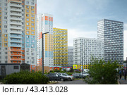 ЖК "Ярославский", Мытищи, Московская область (2023 год). Редакционное фото, фотограф Елизавета Федотова / Фотобанк Лори