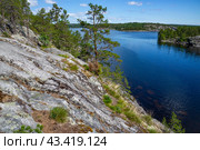 Бухта Терву, Ладожское озеро, Карелия. Стоковое фото, фотограф Анна Карасева / Фотобанк Лори