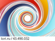 3D illustration of a abstract  colorful background with scintillating circles and gloss. illustration beautiful. Abstract background with twirl effect. Стоковое фото, фотограф Виталий Сова / Фотобанк Лори