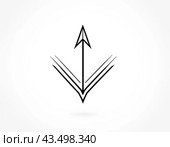 Стрелка. Arrow. Стоковое AI-изображение, AI-художник Irina Khaliavina / Фотобанк Лори