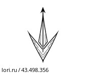 Стрелка. Arrow. Стоковое AI-изображение, AI-художник Irina Khaliavina / Фотобанк Лори