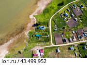 Островная часть села Чингис омываемая водами реки Оби.. Ордынский район Новосибирской области. Западная Сибирь. (2024 год). Стоковое фото, фотограф Евгений Мухортов / Фотобанк Лори