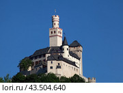 Германия, долина реки Рейн. Замок Марксбург. (2012 год). Редакционное фото, фотограф Irina Kruskop / Фотобанк Лори