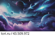 Космос. Space. Стоковое AI-видео, аниматор Irina Khaliavina / Фотобанк Лори