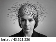 Структурирование мышления. Стоковое AI-изображение, AI-художник Инна Пецко / Фотобанк Лори