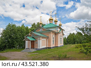 Важеозерский Спасо-Преображенский мужской монастырь. Церковь Всех Святых (2024 год). Стоковое фото, фотограф Валентина Качалова / Фотобанк Лори