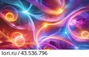 Абстрактный яркий новогодний фон. Abstract bright New Year background. Стоковое AI-видео, аниматор Irina Khaliavina / Фотобанк Лори