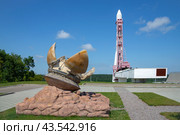 На территории музея космонавтики имени Циолковского. Калуга, Россия (2024 год). Редакционное фото, фотограф Анна Карасева / Фотобанк Лори