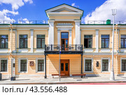 Дом Герцена, МАССОЛИТ в романе Мастер и Маргарита, литературный институт МаксимаГорького, Тверской бульвар, Москва (2024 год). Редакционное фото, фотограф Baturina Yuliya / Фотобанк Лори