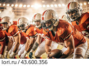 American football. Rugby. The concept of sports games and competitions. The Summer Olympic Games. Стоковое AI-изображение, AI-художник Photojuli / Фотобанк Лори