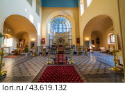 Decoration of the Church of the Holy Martyr Julian of Tarsus. Architect Danini. (2024 год). Редакционное фото, фотограф Михаил Аккуратoв / Фотобанк Лори