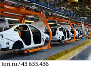 АвтоВАЗ. Главный конвейер, сборка автомобиля Веста (2024 год). Стоковое фото, фотограф Staryh Luiba / Фотобанк Лори