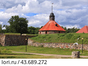 Крепость-музей Корела в городе Приозерск (2024 год). Редакционное фото, фотограф Роман Рожков / Фотобанк Лори