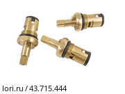 Кран-букса для смесителя на белом фоне. Faucet head for faucet on white background. Стоковое фото, фотограф Татьяна Д / Фотобанк Лори