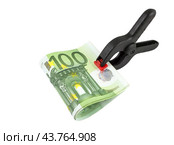 Евро купюры на белом фоне. Euro banknotes money. Стоковое фото, фотограф Татьяна Д / Фотобанк Лори