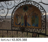 Икона в часовне  в храмовом комплексе Петра и Павла гор.Ессентуки (2024 год). Стоковое фото, фотограф Екатерина Малиева / Фотобанк Лори