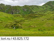 Пейзаж с водопадом. Стоковое фото, фотограф Алексей Стрельцов / Фотобанк Лори