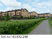 Жилой комплекс Экодолье в Шолохово (2024 год). Редакционное фото, фотограф MК / Фотобанк Лори