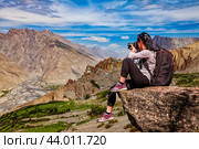 Dhankar Gompa. India. Spiti Valley. Стоковое фото, фотограф Андрей Армягов / Фотобанк Лори