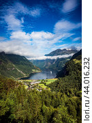Geiranger fjord, Norway (2016 год). Стоковое фото, фотограф Андрей Армягов / Фотобанк Лори