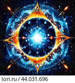 Illustration pattern, abstraction. Стоковое AI-изображение, AI-художник Алексей Сабадырь / Фотобанк Лори