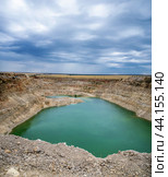 Падовский карьер в Самарской области, Август 2024. Padovsky quarry in Samara region, Russia. Стоковое фото, фотограф Андрей Аркуша / Фотобанк Лори
