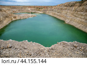 Падовский карьер в Самарской области, Август 2024. Padovsky quarry in Samara region, Russia. Стоковое фото, фотограф Андрей Аркуша / Фотобанк Лори