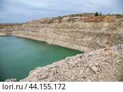 Падовский карьер в Самарской области, Август 2024. Padovsky quarry in Samara region, Russia. Стоковое фото, фотограф Андрей Аркуша / Фотобанк Лори