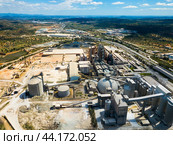 Cement plant in Bunol, Spain. Стоковое фото, фотограф Яков Филимонов / Фотобанк Лори