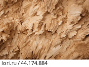 Close-up texture of wooden particleboard. Стоковое AI-изображение, AI-художник Иван Рябоконь / Фотобанк Лори