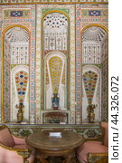 Interior of Sitorai Mokhi-Khosa in Bukhara (2022 год). Стоковое фото, фотограф Юлия Белоусова / Фотобанк Лори