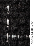 Multicolored jacquard fabric made of black and white threads, texture, background. Стоковое фото, фотограф ~✿Eлена Челышева(Кочина)✿~ / Фотобанк Лори