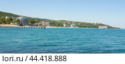 ST.ST. CONSTANTINE AND HELENA, BULGARIA - JUNE 01, 2015: sea coast with hotels Sirius, Azalia, Marina, Palace and beaches. Редакционное фото, фотограф ИВА Афонская / Фотобанк Лори