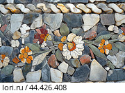 Colorful Ancient antique sun mosaic. Generate ai. Стоковое AI-изображение, AI-художник Иван Рябоконь / Фотобанк Лори