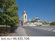 Церковь Сорока мучеников Севастийских на Крестьянской площади в Москве, Россия (2024 год). Стоковое фото, фотограф Елена Коромыслова / Фотобанк Лори