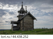 Часовня Спаса Нерукотворного Образа из Вигова. остров Кижи, Карелия, Россия (2015 год). Стоковое фото, фотограф Дымов Игорь / Фотобанк Лори