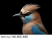 Eurasian jay - garrulus glandarius. Стоковое AI-изображение, AI-художник Veniamin Kraskov / Фотобанк Лори