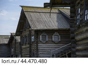 Дом Поташева из деревни Пяльма. Кижи, объект всемирного наследия ЮНЕСКО, Онежское озеро, Карелия, северо-запад России. (2015 год). Стоковое фото, фотограф Дымов Игорь / Фотобанк Лори