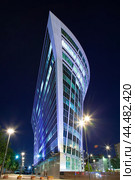 Дом корабль на Киевской в Москве (2023 год). Стоковое фото, фотограф Соловьёв Максим Сергеевич / Фотобанк Лори
