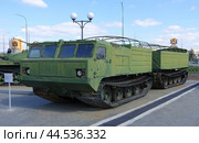 Тягач-вездеход ДТ-10П "Витязь", Музейный комплекс гражданской и военной техники, Верхняя Пышма, Свердловская область (2024 год). Редакционное фото, фотограф Алексей Иванов / Фотобанк Лори