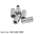 Набор сменных насадок, бит, для отверток. A variety of replaceable nozzles for screwdriver bits. Стоковое фото, фотограф Татьяна Д / Фотобанк Лори