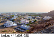 Scenic view of the city of Qurayyat. Sultanate of Oman (2024 год). Стоковое фото, фотограф Евгений Ткачёв / Фотобанк Лори