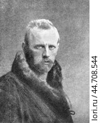Fridtjof Wedel-Jarlsberg Nansen, 1861 - 1930, Norwegian polar explorer, scientist, zoologist, founder of physical oceanography, political and public figure, humanist, philanthropist. Стоковое фото, фотограф Константин Тимофеев / Фотобанк Лори