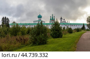 Вид на Троицкий комплекс, Александро-Свирского мужского монастыря. Россия. (2024 год). Стоковое фото, фотограф Головкова Елена / Фотобанк Лори
